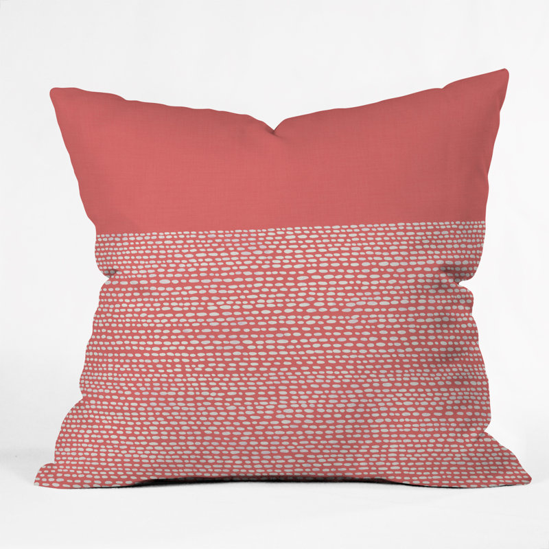 Jacqueline Maldonado Throw Pillow, 16" x 16", Cayenne