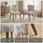 18.3'' Seat Height Modern Upholstered Wingback Dining Chair with Solid Wood Legs-193848381