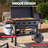 FEASTO 36" 4-Burner Heavy-duty Propane Gas Griddle with Side Burner and Hood - 63,000 BTU Professional Outdoor Flat Top Grill with 720 Sq. In. Cooking Area
