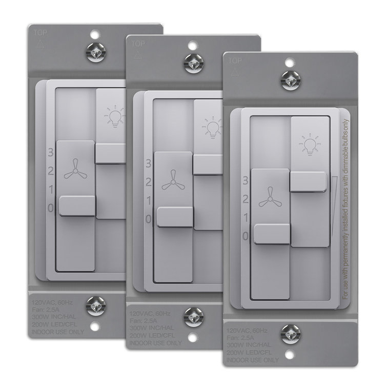 Kalide 15 Tamper Resistant 150 Watt Slide 3-Way Dimmer