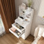 Coiffeuse multifonctionnelle avec rangement et éclairage à DEL réglable pour les chambres modernes