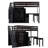 Twin Size Loft Bed With Desk & Wardrobe Loft Bed With Multifunctional Furniture For Bedroom-321105346