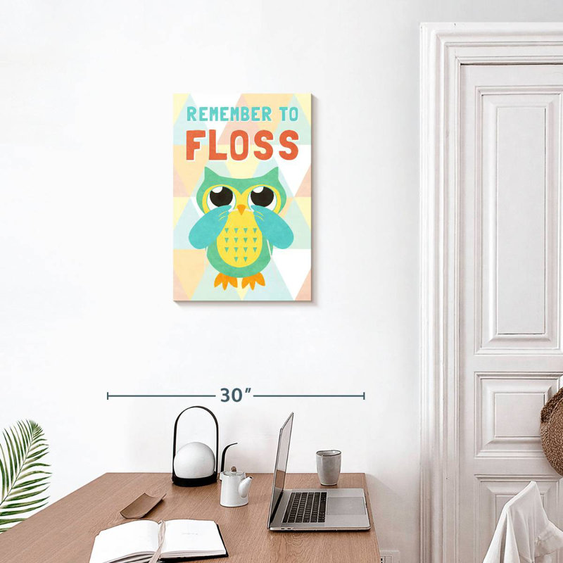 Brampt Remember To Floss, 24" H x 16" W