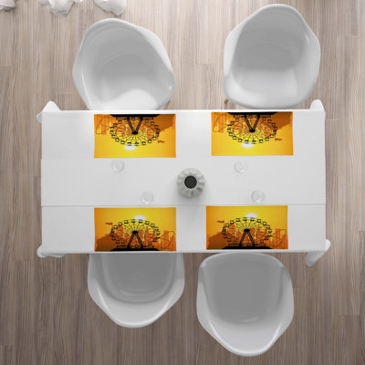 Polyester Cities & Maps Rectangle Placemat
