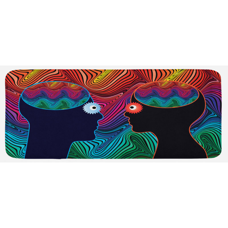 Modern & Contemporary Polyester Kitchen Mat