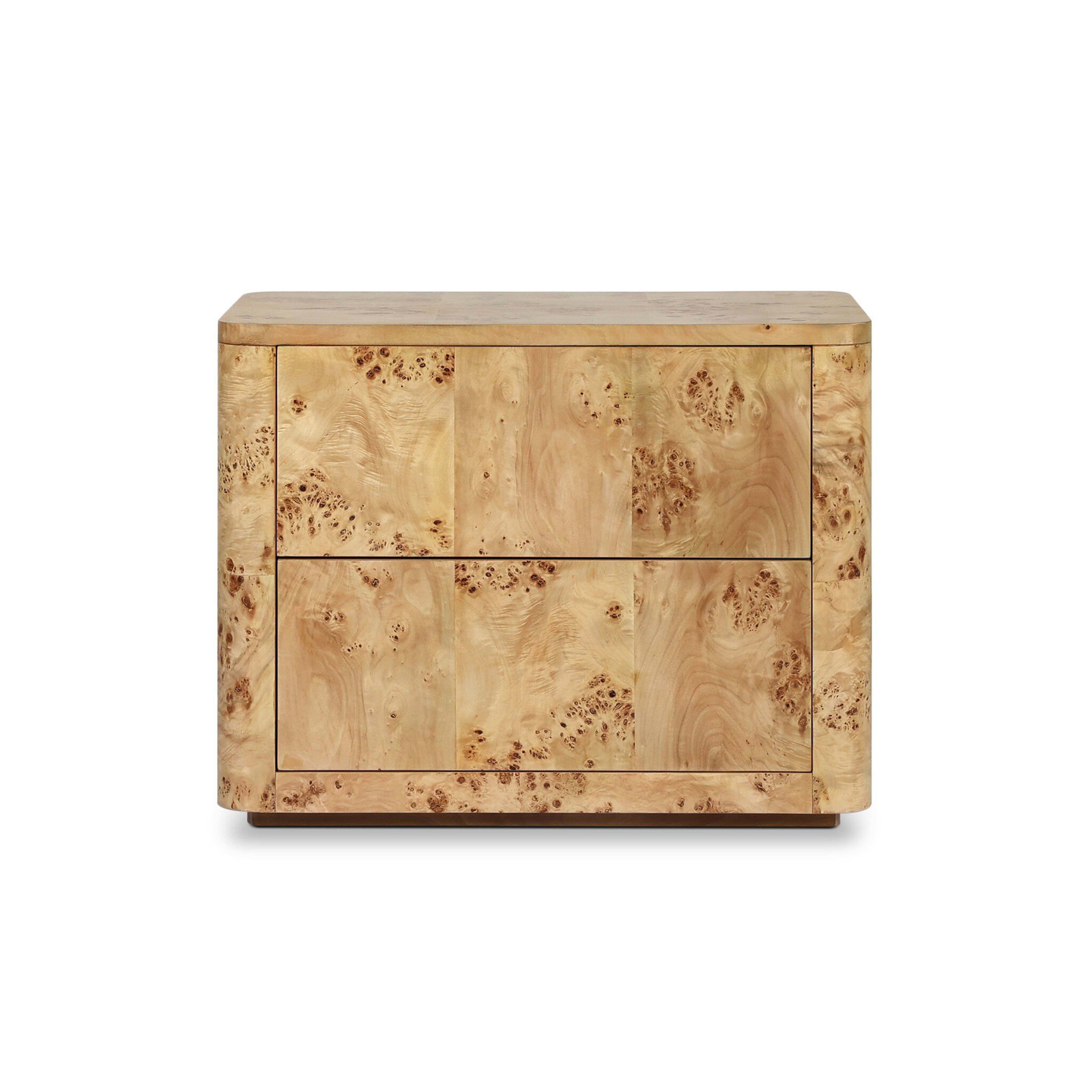 Spates Nightstand-Natural Mappa Burl
