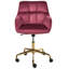 17 Stories Tasheona Velvet Office Chair-1024497622-1024497626
