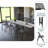 Transparent Acrylic Folding Chair with Stainless Steel Frame and Footrest – Stackable Open-Back Side Chair-106894364