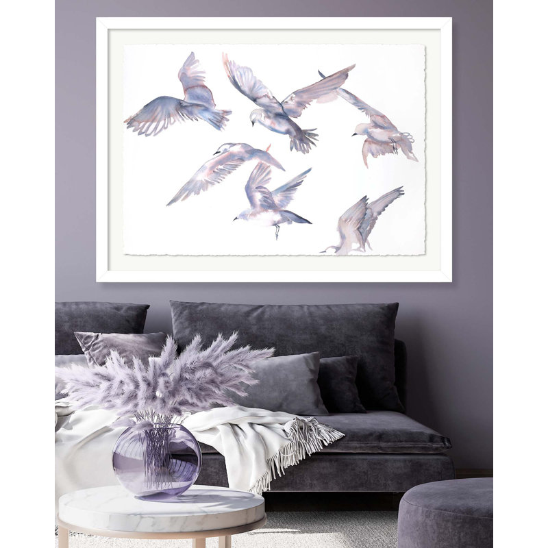 Seagulls in Flight