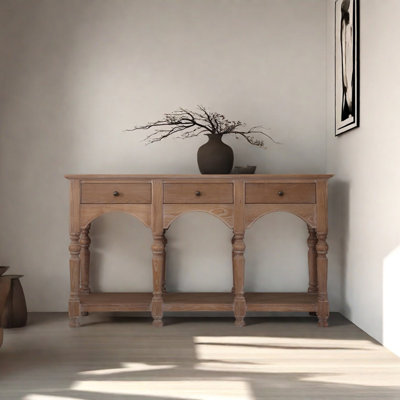 Console champêtre rétro