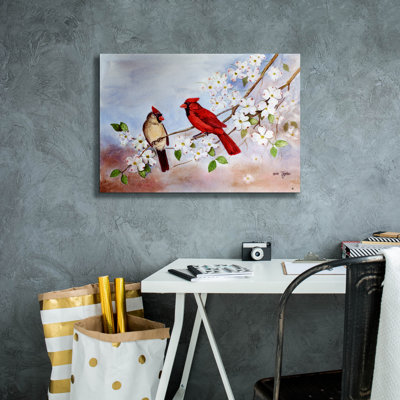 " Cardinals and Dogwood " Print