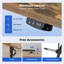 Adjustable Metal Base Computer Desk-2129686030