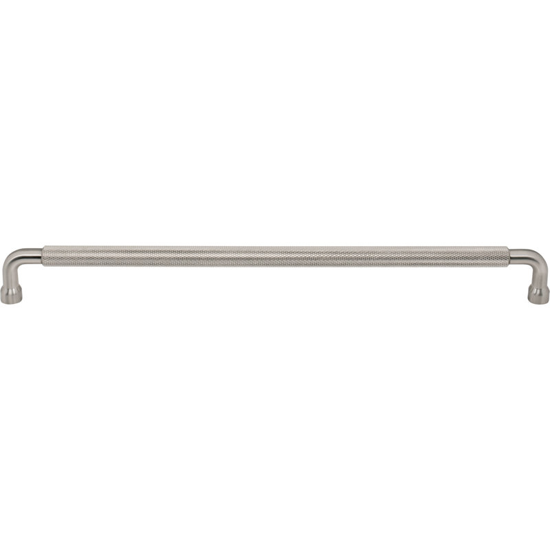 Garrison Bar Pull, Brushed Satin Nickel, 12" Center To Center