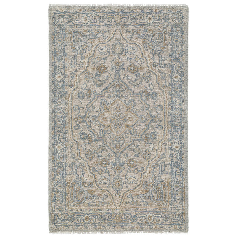 Hand Knotted Wool Vega Rug, Rectangle 8'9" x 11'9"