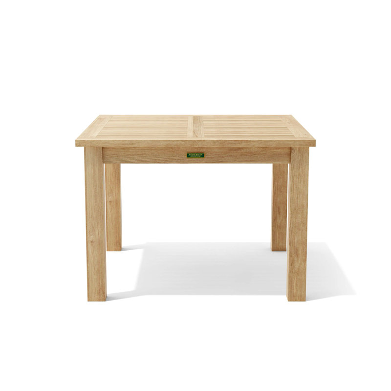 Arianie Outdoor Square Teak Coffee Table