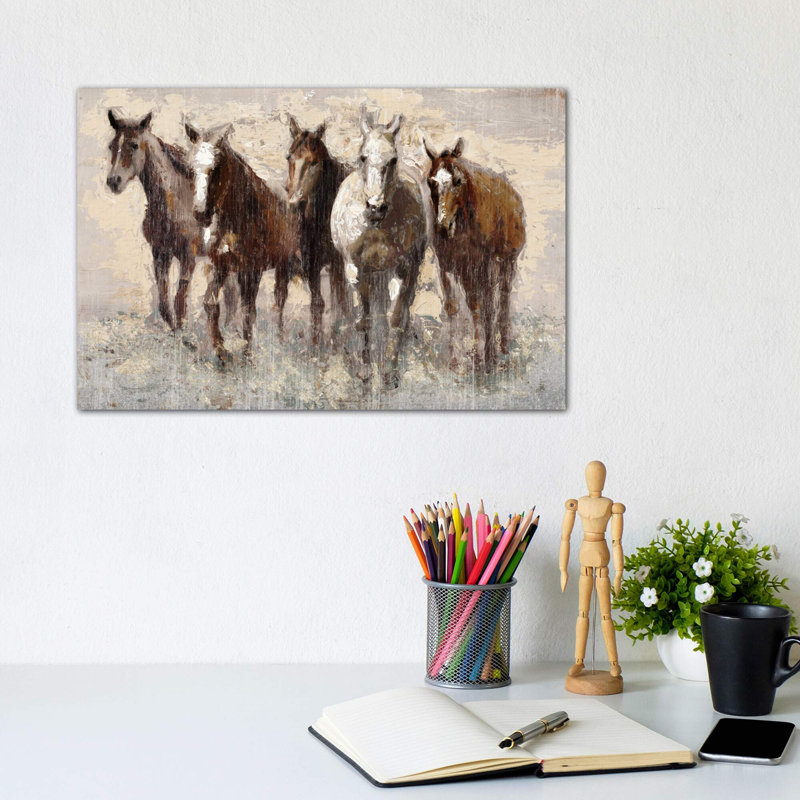 Harras by Edward Selkirk - Wrapped Canvas Painting, 20.32 cm H x 30.48 cm W