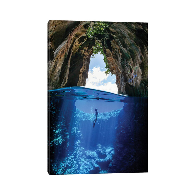 Swallows Cave by Jordan Robins - Wrapped Canvas Print, 20.32 cm H x 30.48 cm W