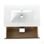 Meuble-lavabo mural 30 po avec lavabo en céramique, 2 tiroirs à fermeture en douceur, ensemble KD-126528726-126528727