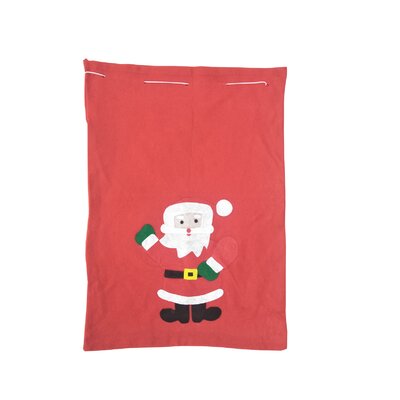 20 x 28 Christmas Gift Bag Reusable Non-Woven Fabric Santa Claus Present Bag -  The Holiday AisleÂ®, E186BAA8FAD7437BA91AED67F7A34D9B