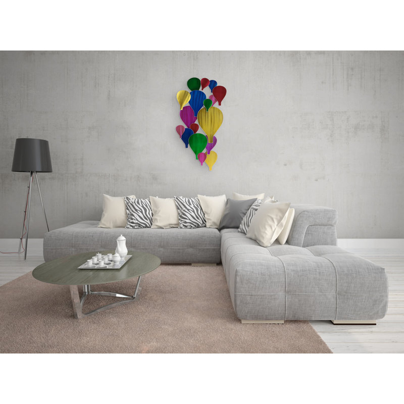 Handmade Traditional Abstract Wall Decor on Metal
