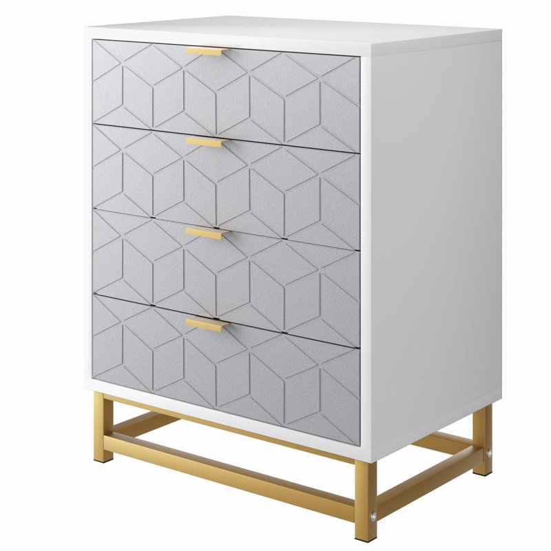 60 cm W Chest of 4 Drawers