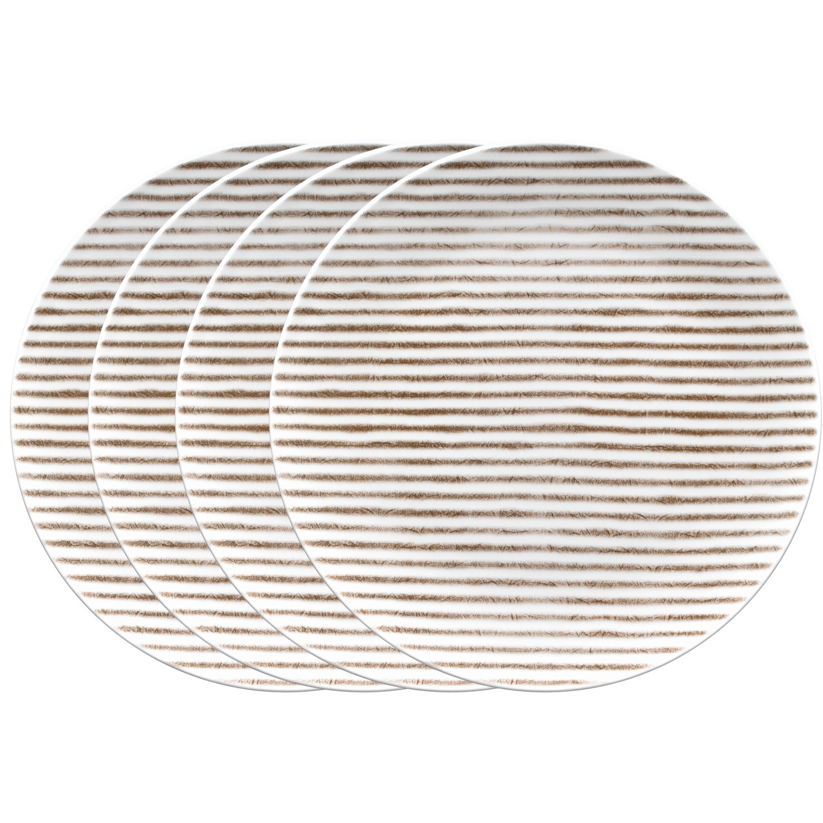 Hammock 10" Porcelain Salad Plate, Khaki