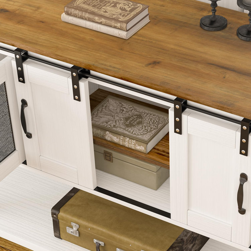 Wilona 47.2'' Sideboard, Brown/White