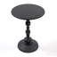 Set of 2 Vintage Metal Round Coffee Table & End Table, Sofa Side Table / Bedside Nightstand, Accent Table for Small Space Living Room & Bedroom