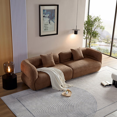 Canapé, tissu durable, structure en bois massif, rembourrage en éponge haute densité