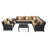 Fionnula 6 - Person Patio Conversation Set with Cushions-21047576