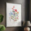 «Spring Flower Garden II», reproduction encadrée - bois massif 48640-1198230305