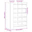10 Pair Shoe Storage Cabinet-673456752