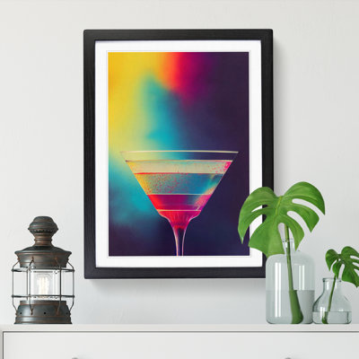 Cocktail Hydrodipped - Single Picture Frame Print
