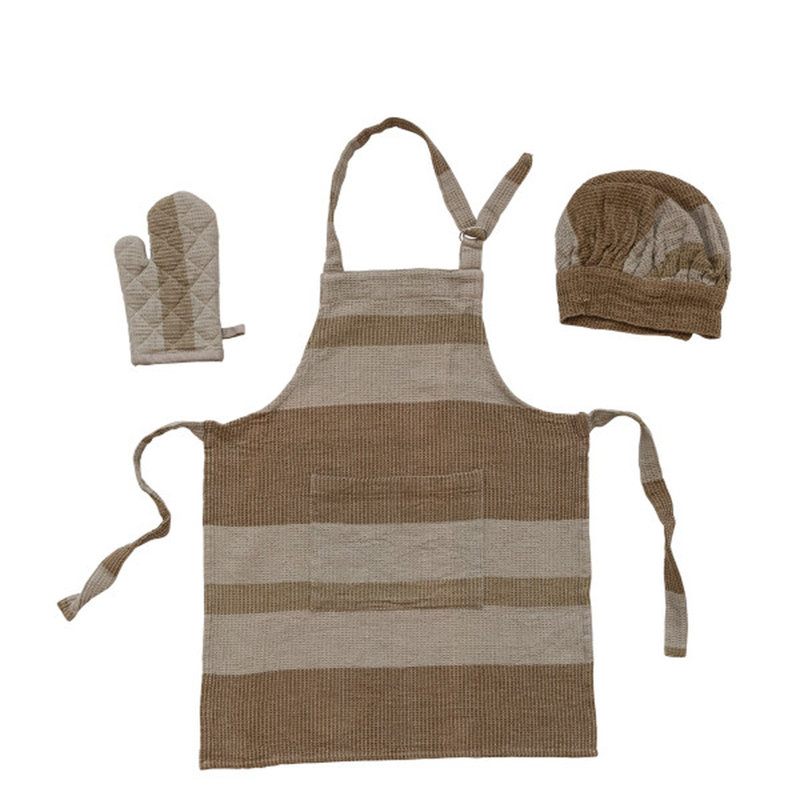 Striped Cotton Childrens Apron