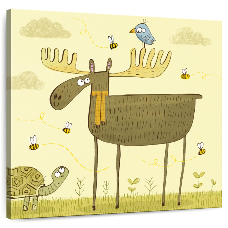 Ashelle Friendly Moose, 20" H x 20" W
