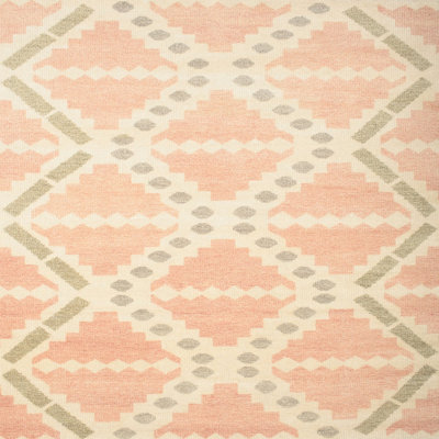 Tapis contemporain rose / vert Misty