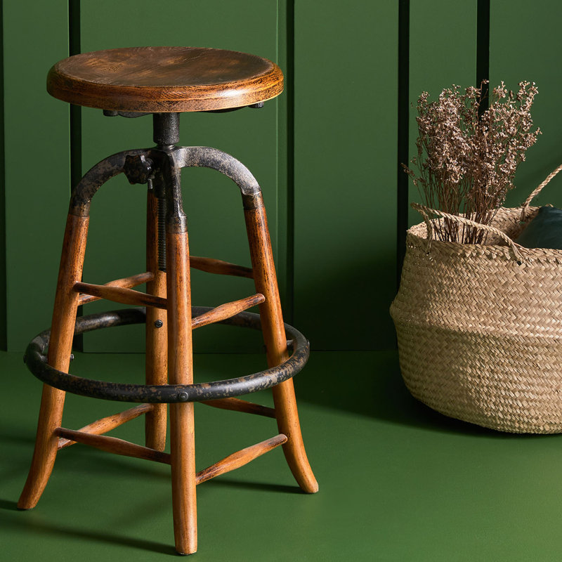 Curran Swivel Adjustable Height Counter Stool