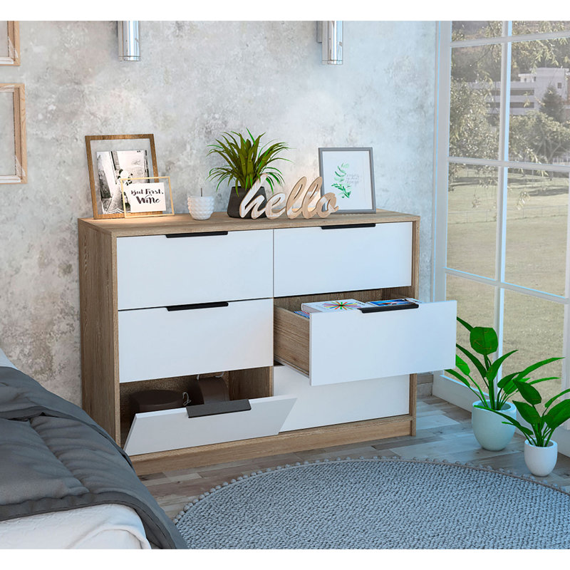Commode rectangulaire 6 tiroirs Longhill