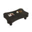 Table basse relevable de 42 pouces avec fonction hydraulique silencieuse, 3 espaces de rangement cachés, bords courbés, installation d'outils en 5 minutes, table de salon noire, panneaux latéraux cannelés, compartiments, lisse