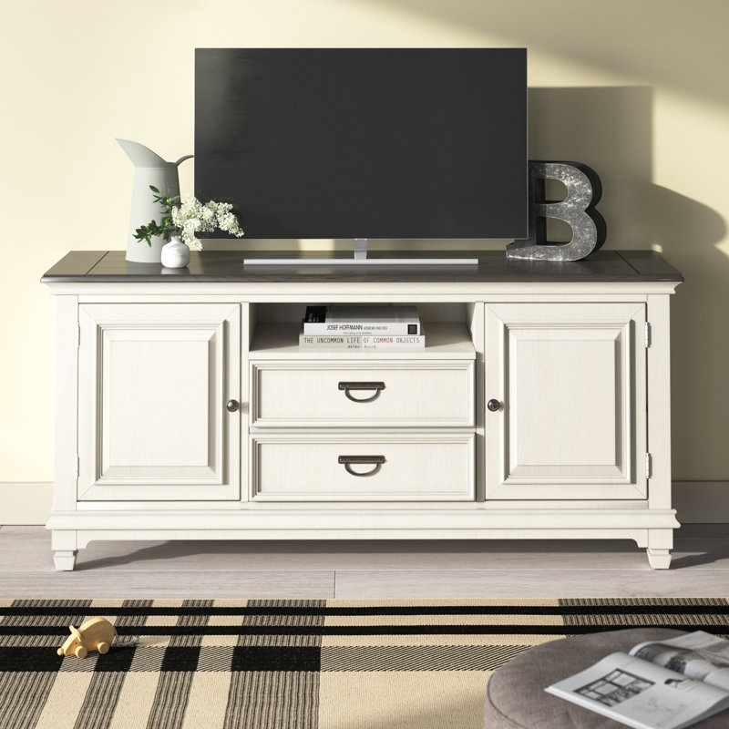 Vandenberg TV Stand w/ Adjustable Shelves, 66"