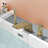 1 Handle Deck Waterfall Faucet with Diverter-110475803