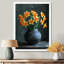 Monochromes jaunes et oranges en pot gris I - jonquilles-248274074-248274077
