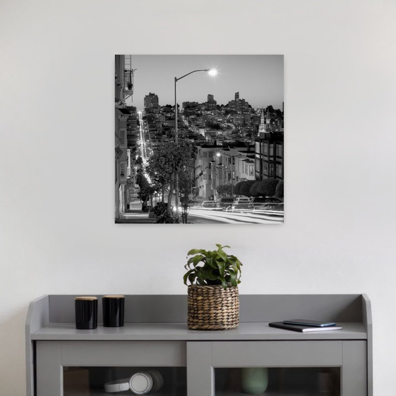 San Francisco Skyline 2, architecture contemporaine, art urbain, H 18 po x l 18 po