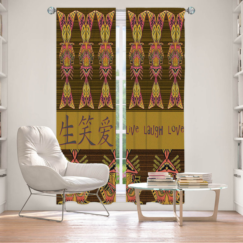 Room Darkening Curtain Pair, 20" W x 52" L
