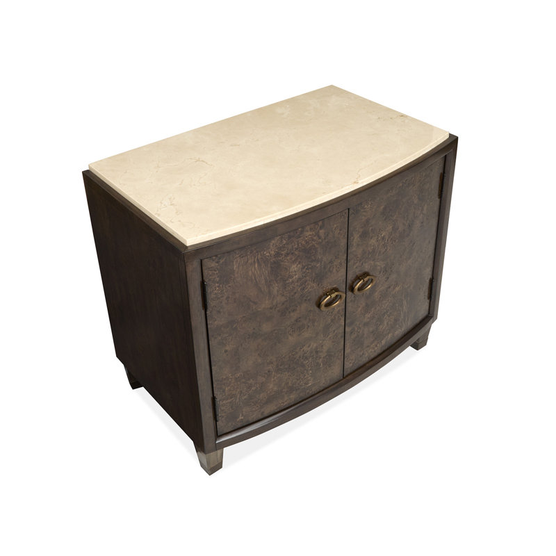 Table de chevet à porte