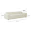 Canapé en lin crème Taf Furniture Olafur-2045260331