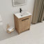 Meuble-lavabo autoportant avec lavabo et 2 portes à fermeture en douceur, meuble-lavabo pour la maison, appartement-68697867-68697863
