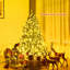 Sapin de Noël artificiel extra vert avec 650 lumières DEL-1844055026