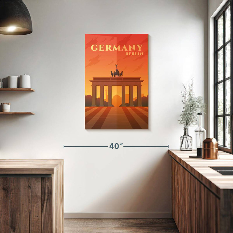 Sireci German Brandenburg Gate, 36" H x 24" W