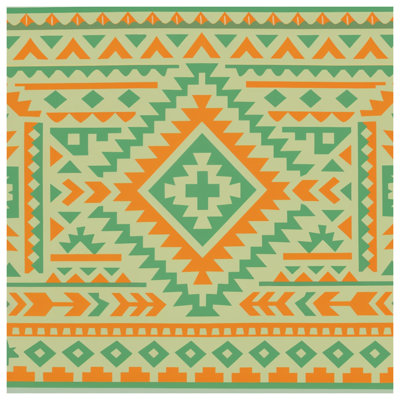 Southwestern Geometric Pattern Wall Tapestry - Southwestern Pattern Wall Decor